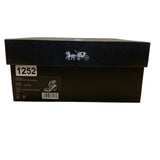 Coach Womens Dusty Gold Beechwood Mandy Met Leather Sandals Block Hell Sz 6B