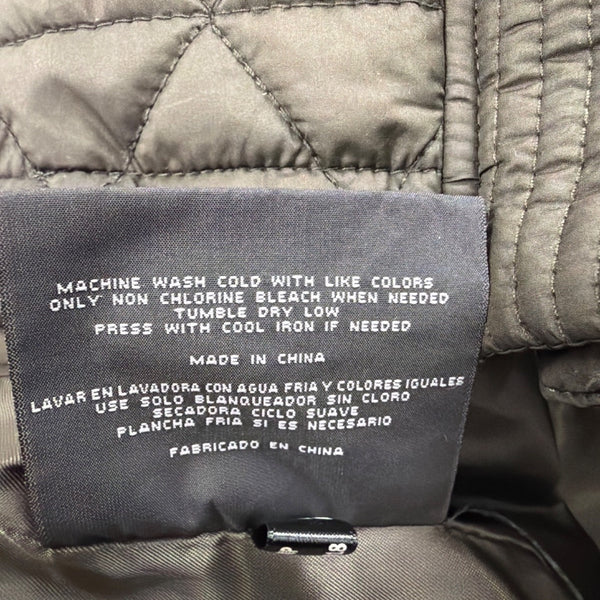 Marc New York Womens Green Hooded Quilted Jacket Lightweight Warm Size M