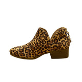 Reaction Kenneth Cole Women’s Brown Leopard Print Back Zip  Sz 8.5