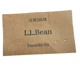 L.L. Bean Womens White Favorite Fit Jeans Regular Comfortable Size 16