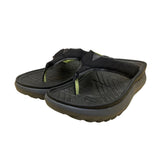Men’s Black & Green Synthetic Restore Orthotic Flip-Flop Sandals Size 8