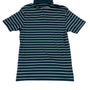 Under Armour Mens Navy Striped HeatGear Polo Shirt Loose Fit Size S