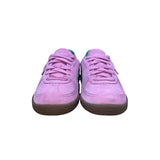 Puma Women’s Pink & Green Suede Lace Up Casual Palermo Sneakers Size 8
