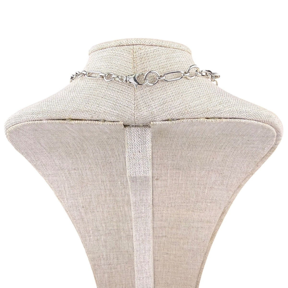 Kendra Scott Womens Silver Tone Chain Necklace With White Stone Pendant