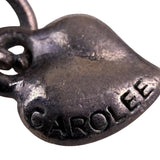 Carolee Womens Black Glass Faceted Beaded Necklace Adjustable Chain