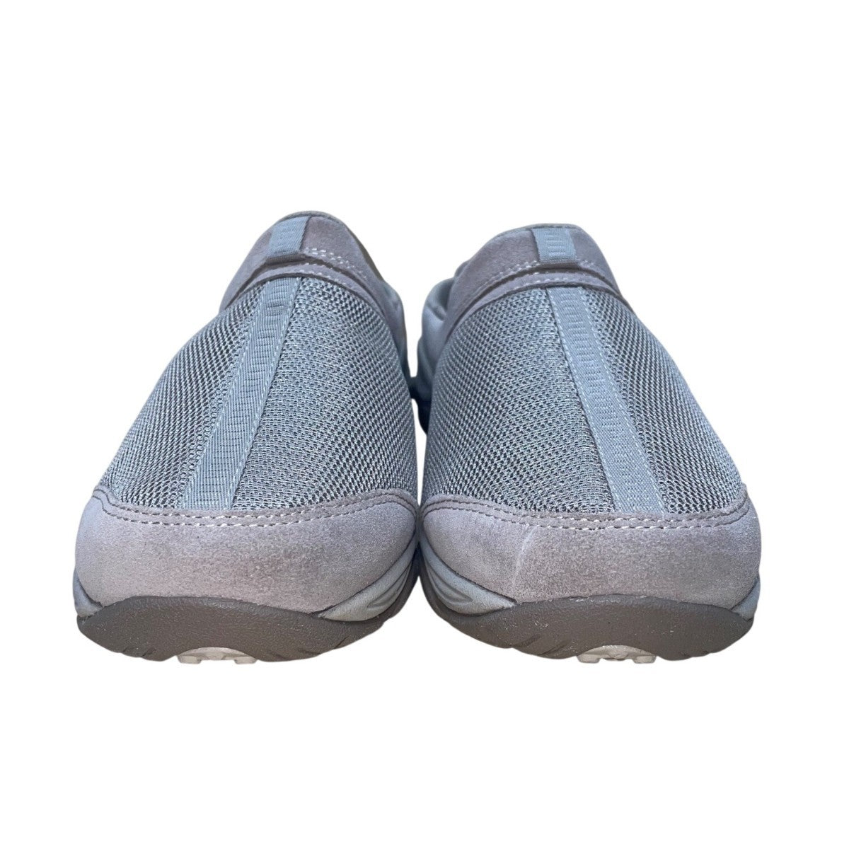 Easy Spirit Women’s Gray Slip-On Mesh & Suede Ezcool Comfort Clogs Size 10