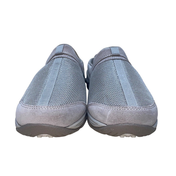 Easy Spirit Women’s Gray Slip-On Mesh & Suede Ezcool Comfort Clogs Size 10
