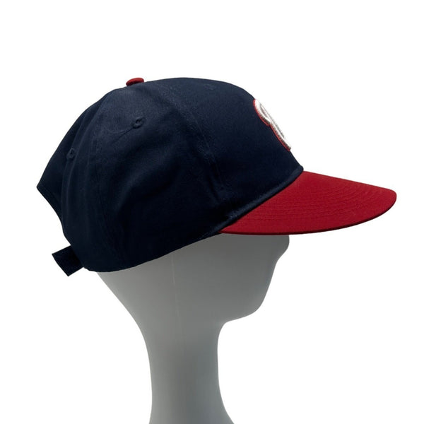 Oc Sports Washington Nationals Adjustable Baseball Hat for Men Navy Blue Red