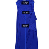 R&M Richards Womens Royal Blue 2-Piece Sleeveless Dress & Jacket Size 10