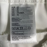 H&M Women's White Straight Pants Sz 10 - NWT