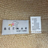 Betmar New York Womens Beige Straw Sun Hat Summer Style