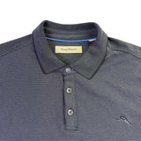 Tommy Bahama Mens Gray Modal Polo Shirt Textured Patterned Design Size XXL