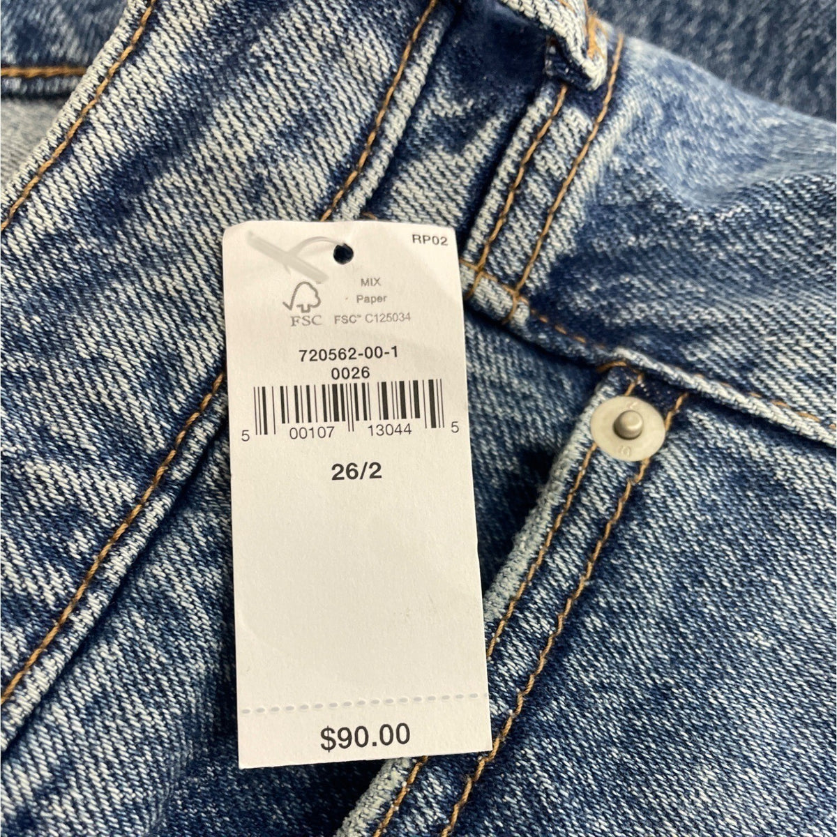 Banana Republic Women's Blue Mid Rise Jeans Sz 26/2 - NWT