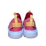 Nike Girls GS Coral Chalk Citron Pulse Flex Runner 2 Slip-On Sneakers Size 5.5Y