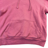 Adidas Mens Burgundy Pullover Hoodie Classic Design With Front Pocket Size S