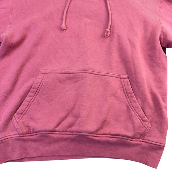 Adidas Mens Burgundy Pullover Hoodie Classic Design With Front Pocket Size S