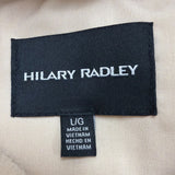 Hilary Radley Womens Beige Fleece Button-Up Shirt Jacket Casual Oversized Sz L