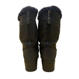 Boston Accent Women’s Black Faux Fur Weatherproof Winter Boots Size 7M
