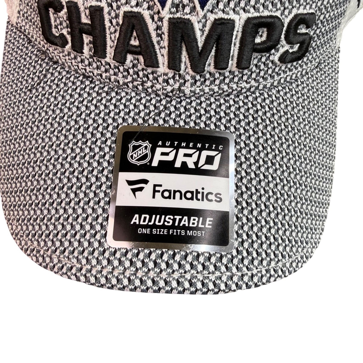 Fanatics Mens Gray/White Mesh Polyester NHL Hat OS