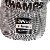 Fanatics Mens Gray/White Mesh Polyester NHL Hat OS
