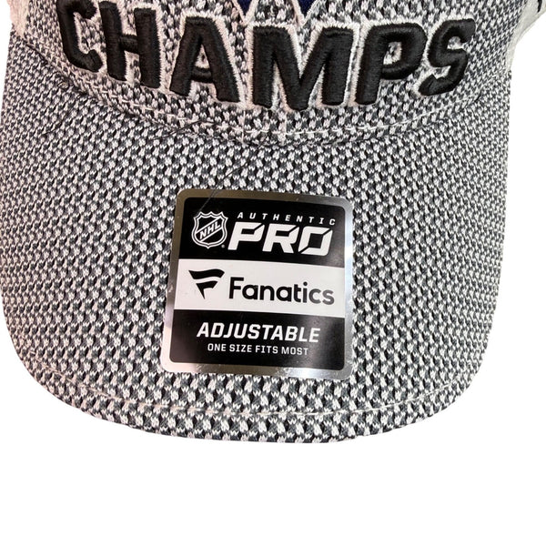Fanatics Mens Gray/White Mesh Polyester NHL Hat OS