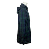 Teflon Women's Rain Coat With Hood & Buttons For Women Size (9-11)- NWT
