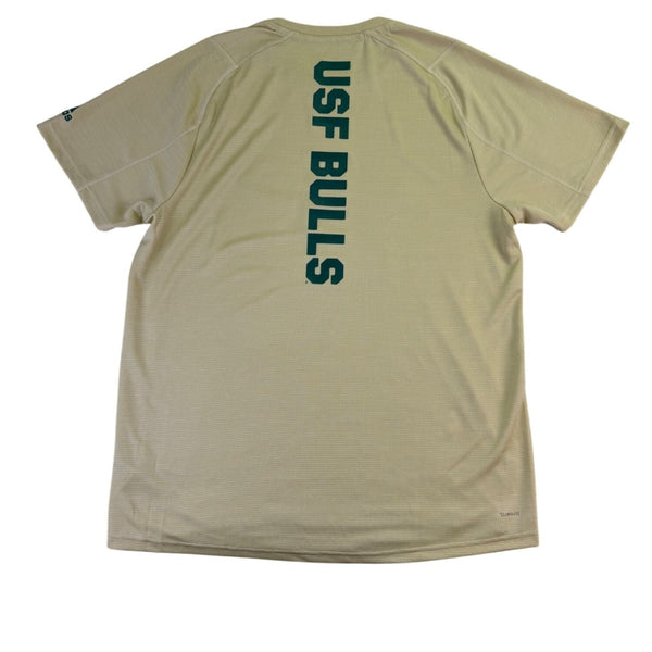 Adidas Mens Beige Short-Sleeve Graphic T-Shirt Sportswear Size L