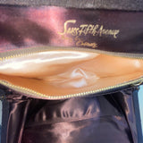 Vintage Saks Fifth Avenue By Coblentz Women’s Brown Framed Gold Clasp Purse