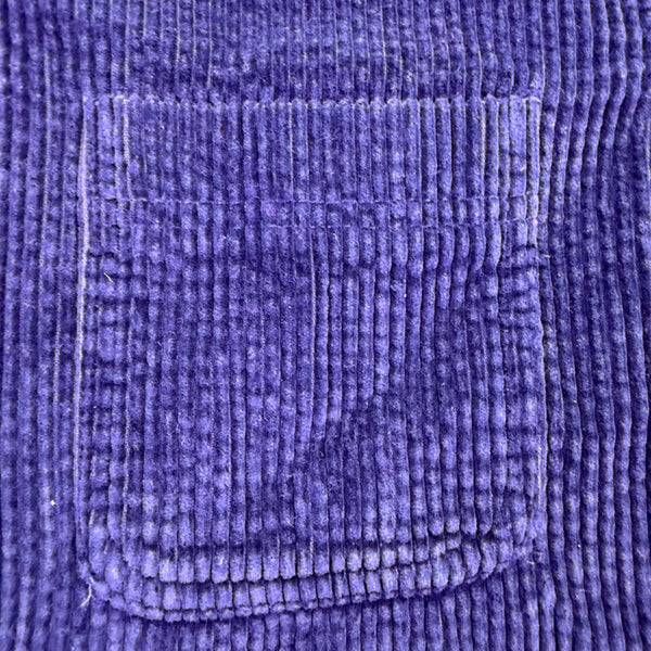 L.L.Bean Womens Navy Cotton Corduroy Button-Down Shirt Long Sleeve Sz M-Regular