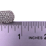 Lauren Ralph Lauren Silver Tone Womens Rhinestone Clip Earrings E-Z Comfort