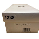 Anne Klein Women’s Black Fabric Square Toe Slip-On Livona Loafers Size 6