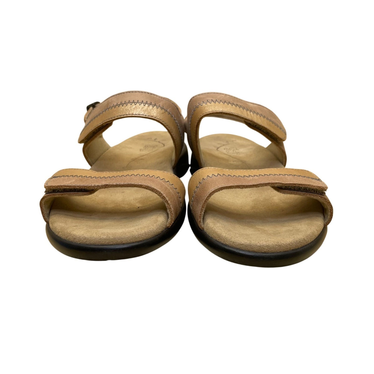 SAS Women’s Brown Leather Tripad Comfort Adjustable Straps Sandals Size 8.5M