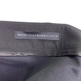 White House Black Market Women Black Cotton/Polyester Slim Trousers Pants Size 6