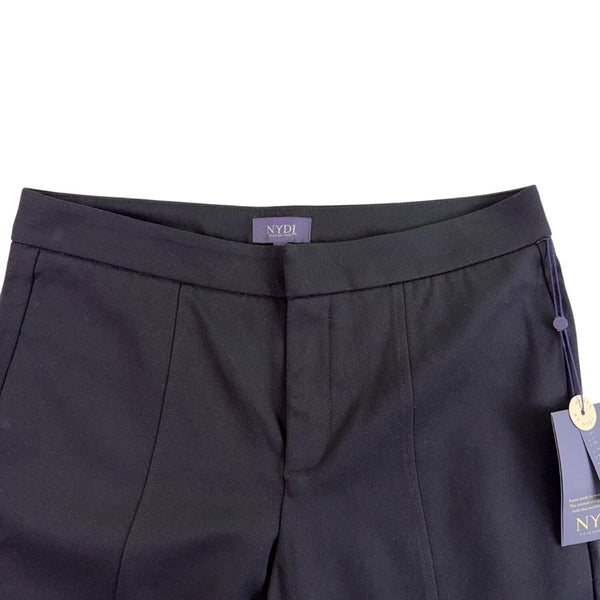 NYDJ Womens Black Ponte Ankle Pants Lightweight Slim Stretch Fit Modern Size 6