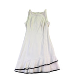 White House Black Market Womens White Black Sleeveless Flare Dress Size 6