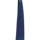 Axcess Mens Navy Silk Handmade Patterned Tie Blue Check Design
