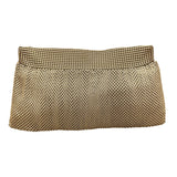 Whiting & Davis Made In USA Women’s White Mesh Vintage Evening Clutch Bag