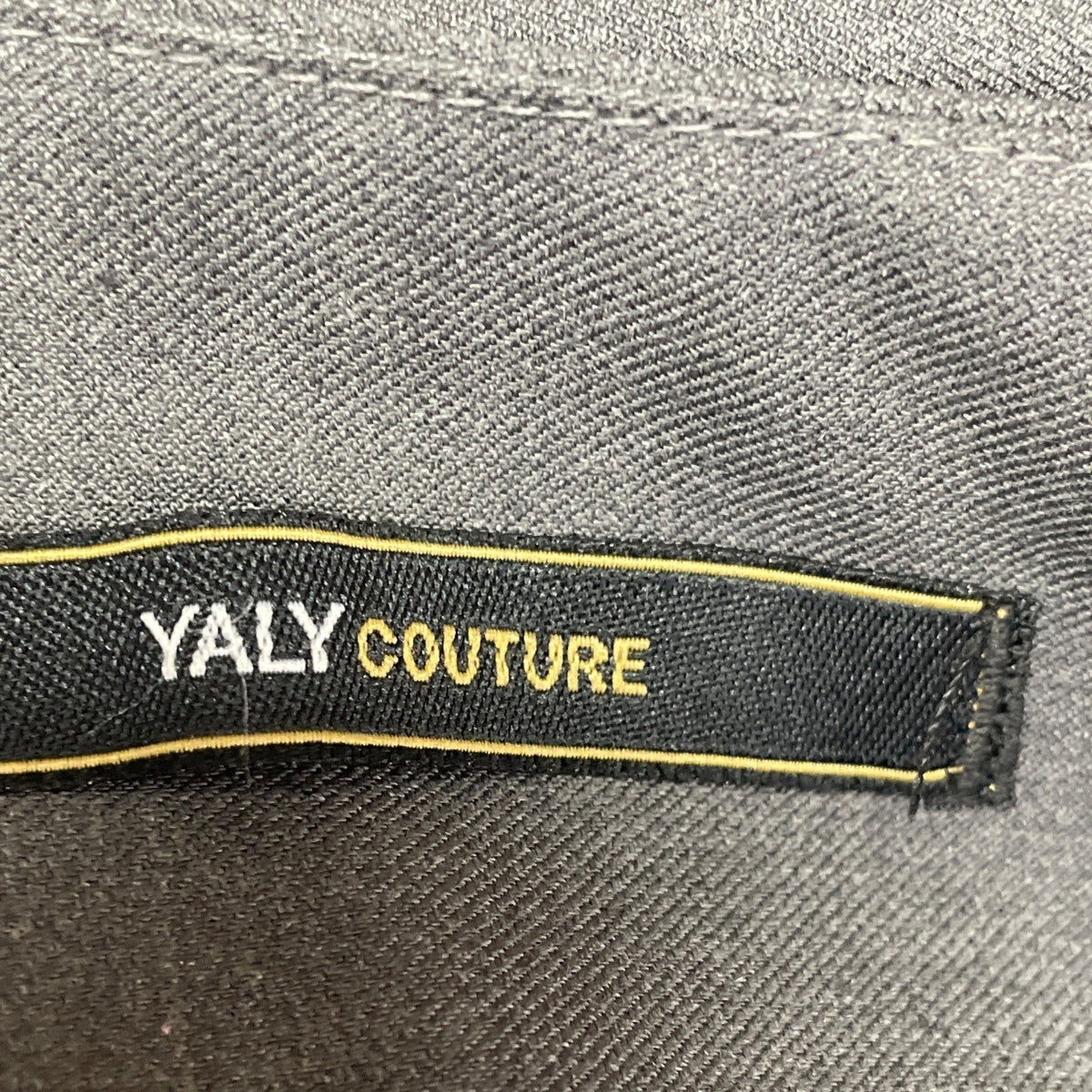 Yaly Couture Womens Gray Blazer & Pleated Skirt Suit Two-Piece Formal Set