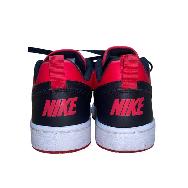Nike Youth University Red & Black Court Borough Low Recraft Sneakers Size 6.5Y