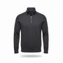 Banana Republic Mens Charcoal Quarter-Zip Pullover Sweater Stylish & Modern Sz L