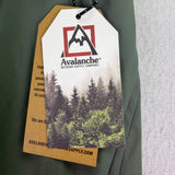 Avalanche Mens Green Polyester Relaxed Fit High-Waisted Soft Pants Size S
