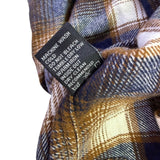 Eightthavenue Mens Plaid Button-Down Flannel Shirt  Long Sleeve Sz XL