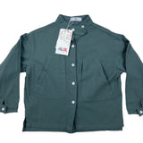 Alex Kids Khaki Long Sleeve Button-Down Shirt Size 122 For 6-7 Yrs New