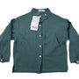 Alex Kids Khaki Long Sleeve Button-Down Shirt Size 122 For 6-7 Yrs New