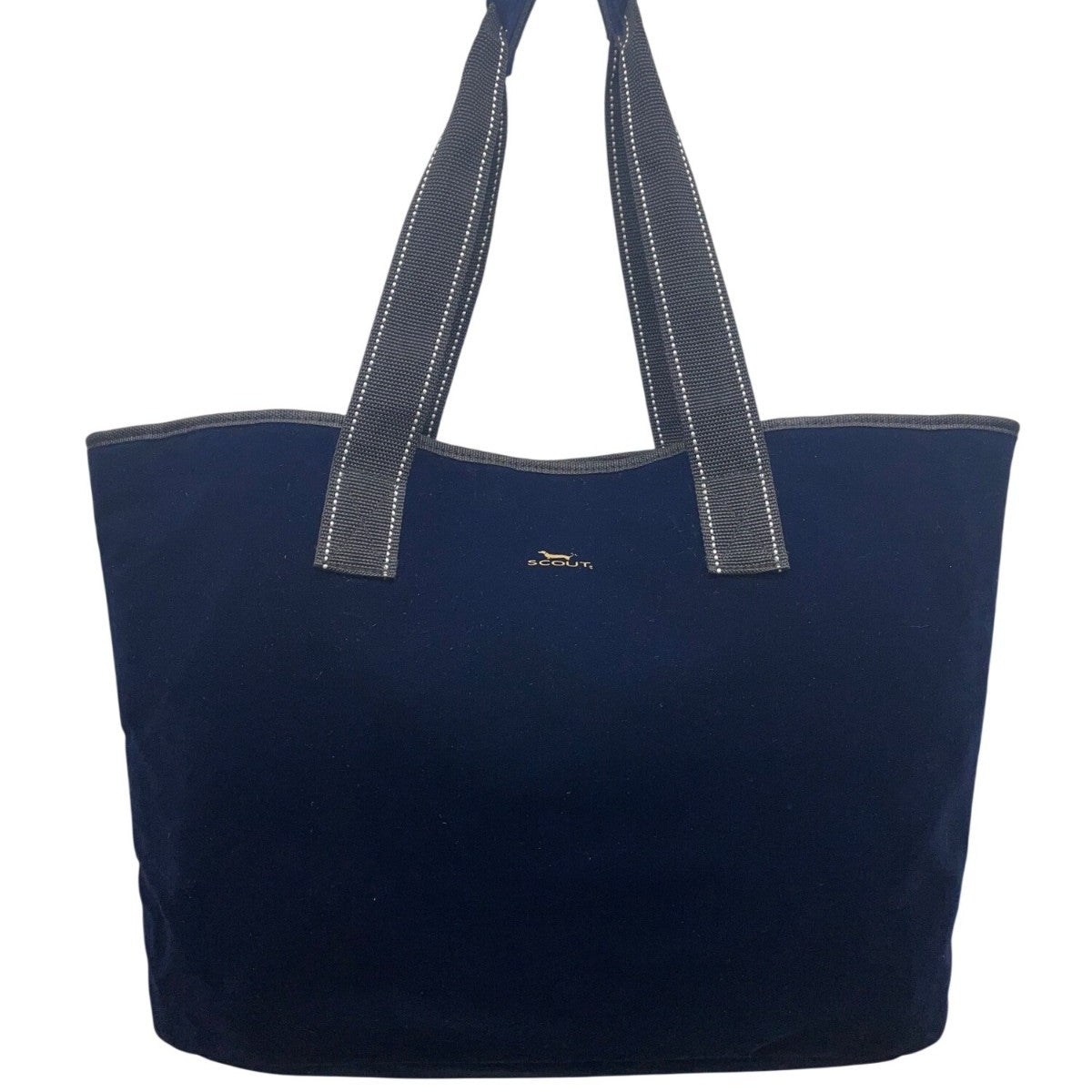 Scout Women’s Navy Blue Canvas Double Handle Snap Closure Everyday Tote Bag