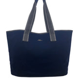 Scout Women’s Navy Blue Canvas Double Handle Snap Closure Everyday Tote Bag