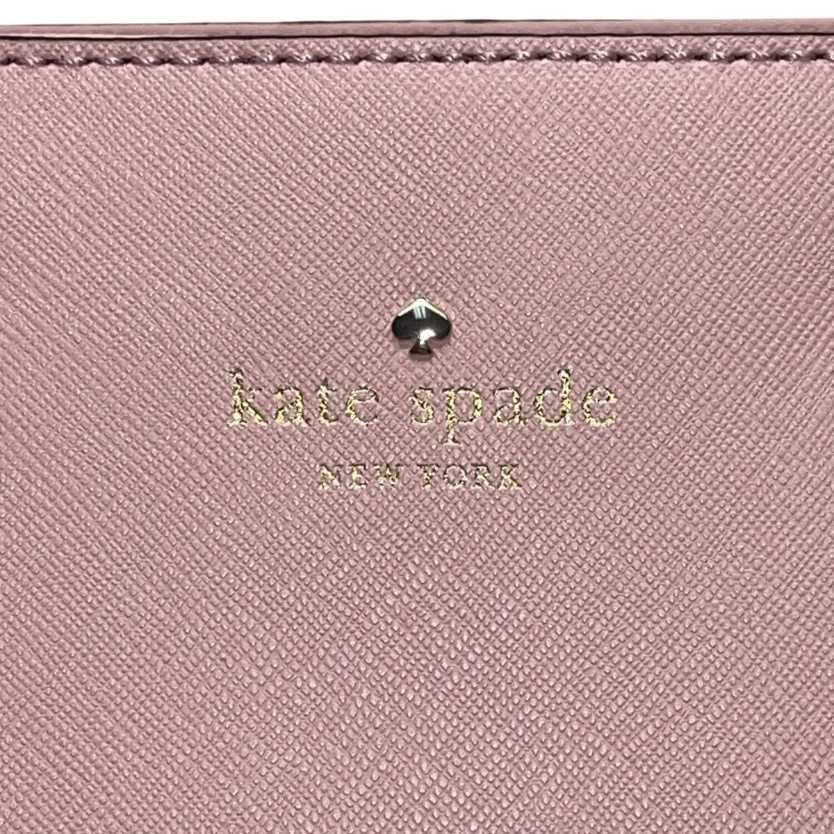 Kate Spade Women’s Pink Leather Adjustable Strap Compact Crossbody Tote Bag