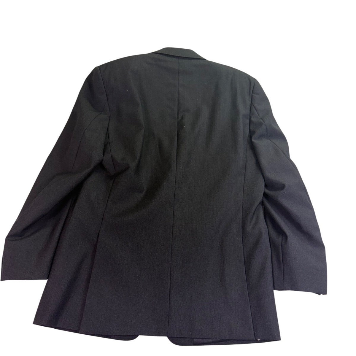 Mens Black Two-Piece Suit Dress Jacket & Pants Slim Fit Size 36