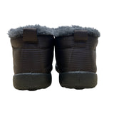 BJ Men’s Brown Quilted Slip-On Fleece-Lined Winter Boots Size 8.5US