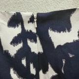 Adrianna Papell Women’s Navy/White  Sleeveless Dress Abstract Print Size 2 - New